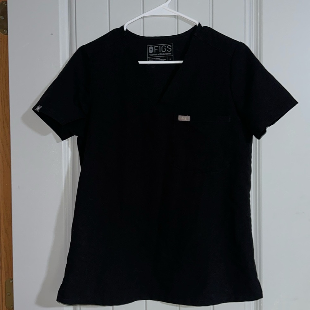 Black Figs Caterina Scrub Top